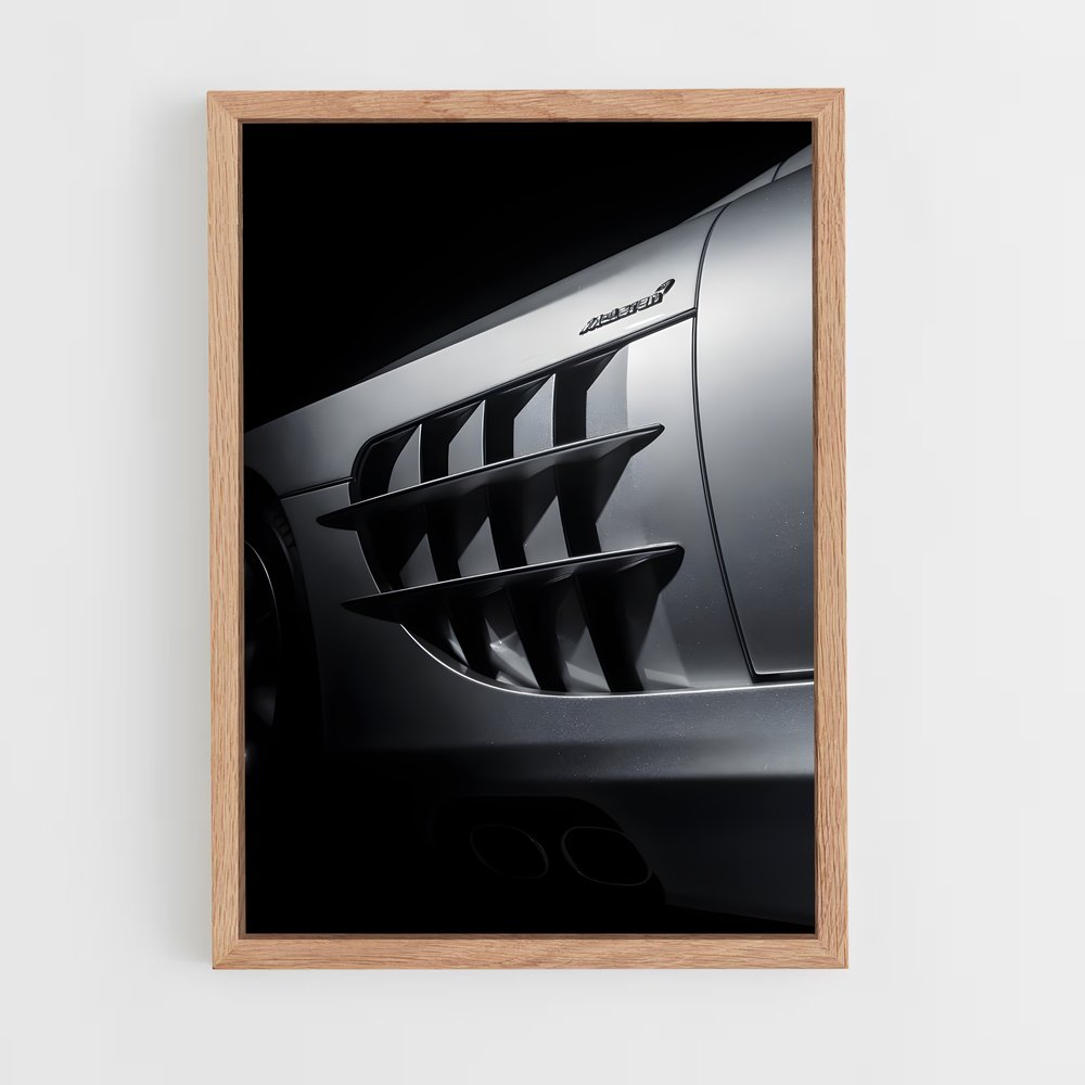 Poster raffiné McLaren SLR – affiche Mercedes (vue 4)